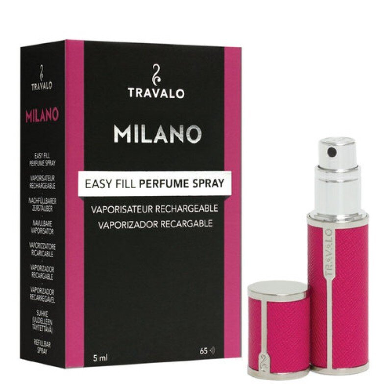 Kvepalų purškiklis Travalo Milano refillable bottle, tamsiai rožinė, 5 ml kaina ir informacija | Kvepalai moterims | pigu.lt