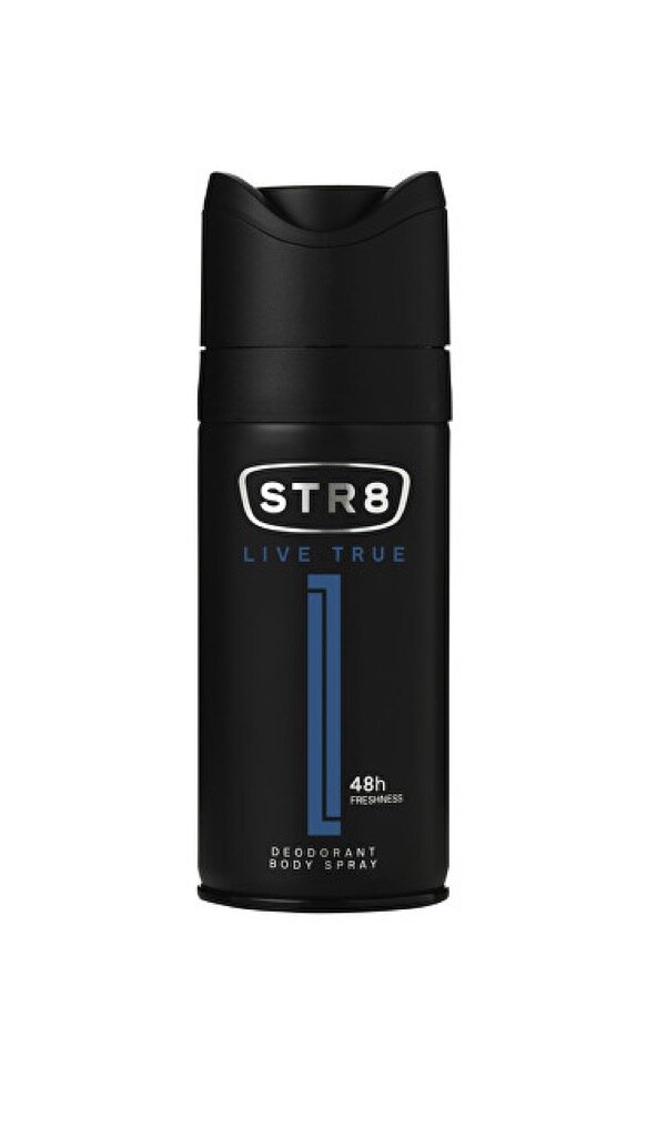 Purškiamas dezodorantas vyrams STR8 Live True 150 ml kaina ir informacija | Parfumuota kosmetika vyrams | pigu.lt