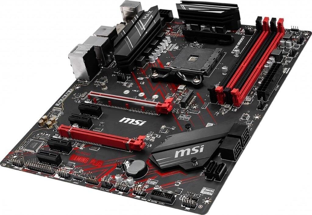 MSI B450 GAMING PLUS MAX kaina ir informacija | Pagrindinės plokštės | pigu.lt