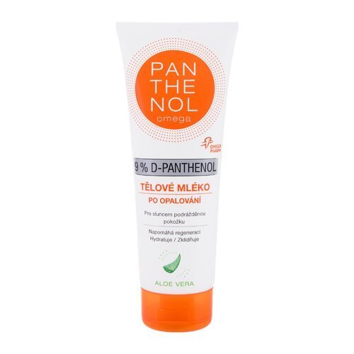 Raminamasis losjonas po deginimosi Panthenol Omega 9% D-Panthenol After-Sun Lotion Aloe Vera, 250ml kaina ir informacija | Kremai nuo saulės | pigu.lt