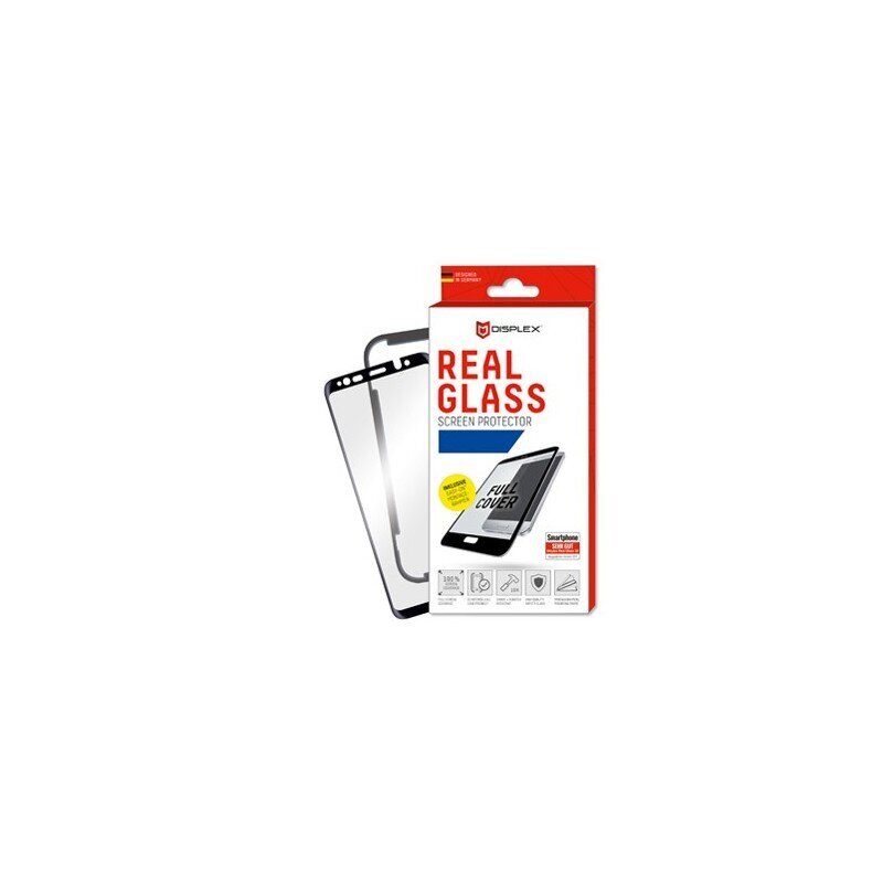 Samsung Galaxy A80 Real 3D Glass By Displex Transparent kaina ir informacija | Apsauginės plėvelės telefonams | pigu.lt