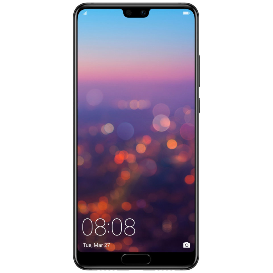 Huawei P20, 64 GB, Dual SIM, Juoda + DOVANA Magnetinis laikiklis + Dėklas kaina ir informacija | Mobilieji telefonai | pigu.lt