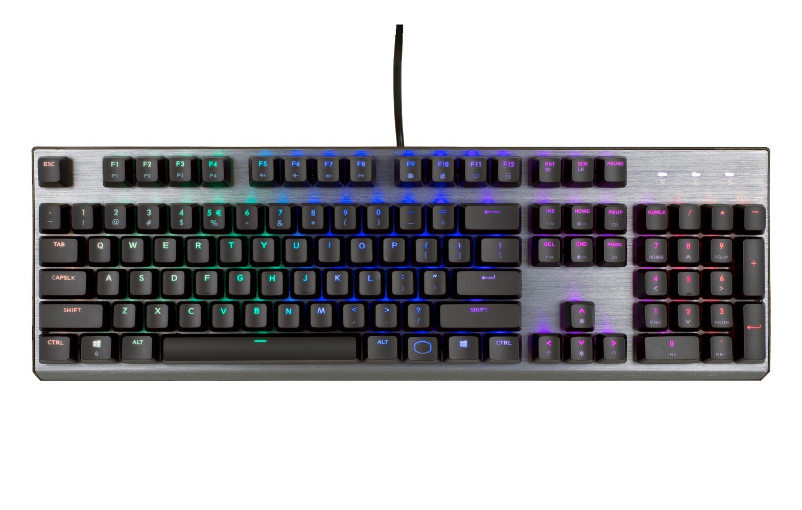 COOLMASTER CK-350-KKOL1-US kaina ir informacija | Klaviatūros | pigu.lt