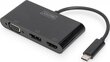Digitus DA-70859 kaina ir informacija | Adapteriai, USB šakotuvai | pigu.lt