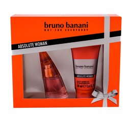 Набор для женщин Bruno Banani Absolute Woman: туалетная вода EDT 20 мл + гель для душа 50 мл цена и информация | Женские духи | pigu.lt