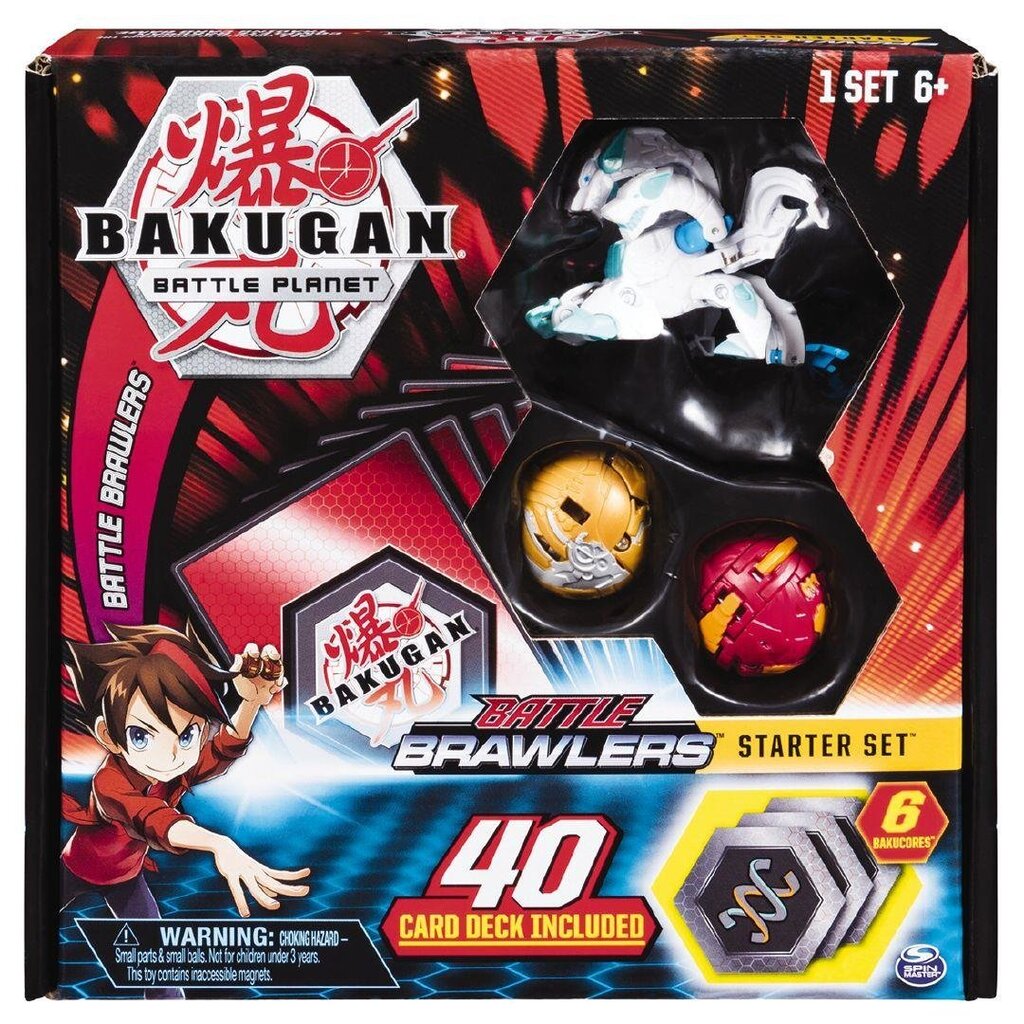 Žaidimas - kortų pakuotė Bakugan Starter 6045140 kaina ir informacija | Žaislai berniukams | pigu.lt