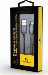 Gembird CC-USB2S-AMLM-1M-BG, USB-A/Lightning, 1 м цена и информация | Кабели и провода | pigu.lt