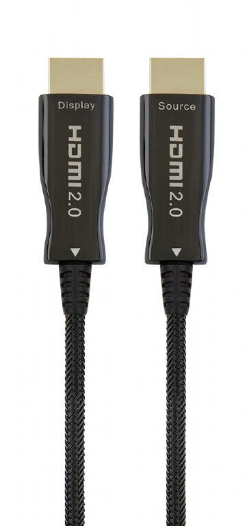 Kabelis Gembird Active Optical (AOC) High speed HDMI cable with Ethernet, premium, 20m kaina ir informacija | Kabeliai ir laidai | pigu.lt