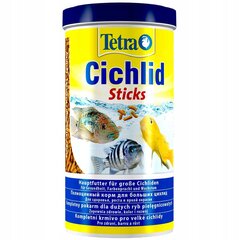 Maistas žuvims Tetra Cichlid Sticks, 1000 ml kaina ir informacija | Maistas žuvims | pigu.lt