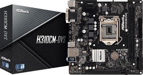 ASRock H310CM-DVS kaina ir informacija | Pagrindinės plokštės | pigu.lt