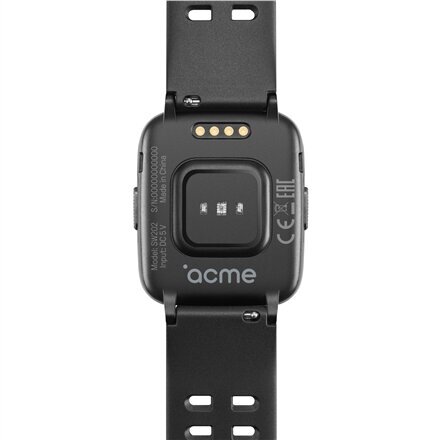 Išmanusis laikrodis Acme SW202G, Black kaina ir informacija | Išmanieji laikrodžiai (smartwatch) | pigu.lt