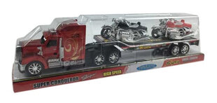 Sunkvėžimis su motoroleriais Doy Super Truck Red 501631795 kaina ir informacija | Žaislai berniukams | pigu.lt