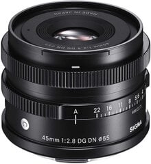 Sigma 45 мм f/2.8 DG DN Contemporary объектив для Sony цена и информация | Объективы | pigu.lt