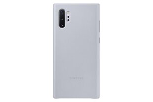 Samsung Leather Cover, skirtas Galaxy Note10+, pilkas kaina ir informacija | Telefono dėklai | pigu.lt