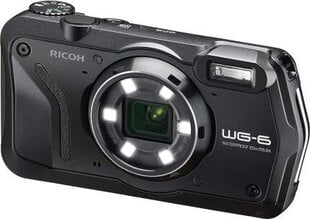Ricoh WG-6, черный цена и информация | Цифровые фотоаппараты | pigu.lt