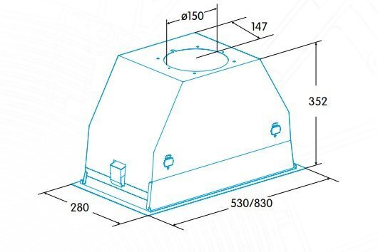 Edesa ECG-5831 GWH цена и информация | Gartraukiai | pigu.lt