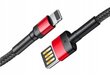 Baseus Cafule Special, USB/Lightning, 1 m kaina ir informacija | Kabeliai ir laidai | pigu.lt