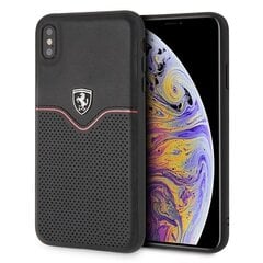 Чехол Ferrari Hardcase FEOVEHCI65BK для iPhone Xs Max Off Track Victory, черный цена и информация | Чехлы для телефонов | pigu.lt