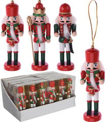 Набор подвесных рождественских декораций Щелкунчик, 3 шт. цена и информация | Рождественское украшение CA1031, 10 см | pigu.lt