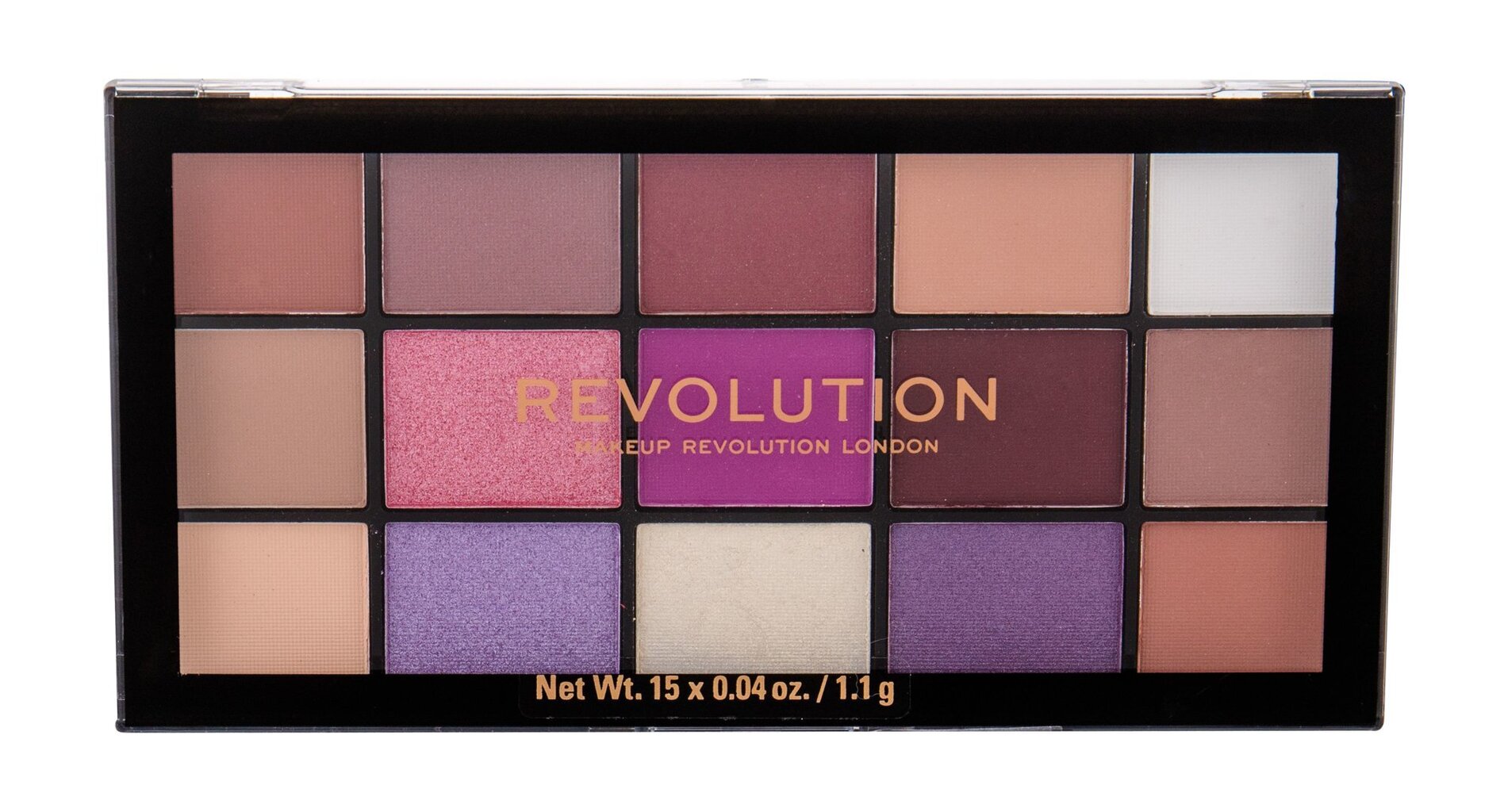 Akių šešėlių paletė Makeup Revolution Re-Loaded 16.5 g, Visionary kaina ir informacija | Akių šešėliai, pieštukai, blakstienų tušai, serumai | pigu.lt