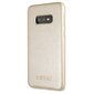 Telefono dėklas Guess GUHCS10LIGLGO S10e G970 gold hard case Iridescent цена и информация | Telefono dėklai | pigu.lt