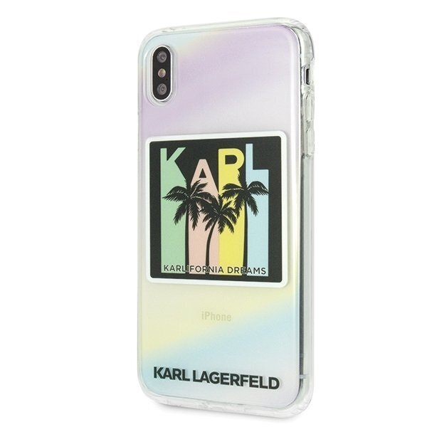 Telefono dėklas Karl Lagerfeld KLHCI65IRKD iPhone Xs Max hardcase Kalifornia Dreams цена и информация | Telefono dėklai | pigu.lt