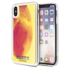 Чехол для телефона Guess GUHCPXGLCPI iPhone X/Xs pink hard case California Glow in the dark цена и информация | Чехлы для телефонов | pigu.lt