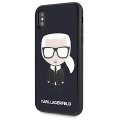 Telefono dėklas Karl Lagerfeld KLHCPXDLFKBK iPhone X/Xs kaina ir informacija | Telefono dėklai | pigu.lt