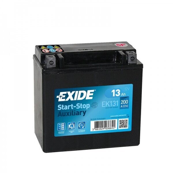 Akumuliatorius Exide 12 Ah 200 A EN 12V AGM EK131 цена и информация | Akumuliatoriai | pigu.lt