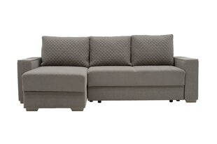 Универсальный мягкий угловой диван Lauksva Jona, серый цена и информация | Угловые диваны | pigu.lt