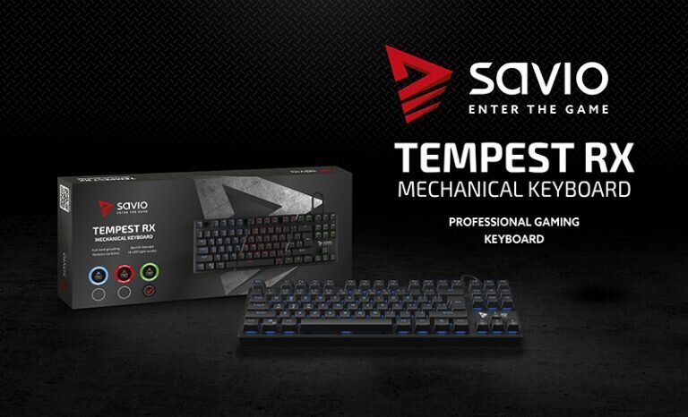 Savio Tempest RX kaina ir informacija | Klaviatūros | pigu.lt