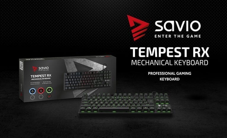 Savio Tempest RX Green цена и информация | Klaviatūros | pigu.lt