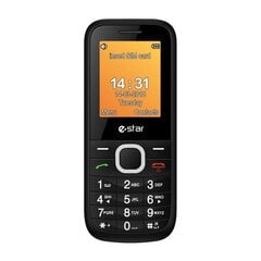 eStar X18, 0.5 GB, Dual SIM Black kaina ir informacija | Mobilieji telefonai | pigu.lt