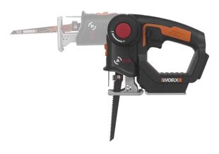 WORx Axis 20V universalus siaurapjūklis be akumuliatoriaus kaina ir informacija | Pjūklai, pjovimo staklės | pigu.lt