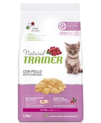 Trainer Natural Cat Kitten Chicken для котят с курицей 1,5 кг цена и информация | Сухой корм для кошек | pigu.lt