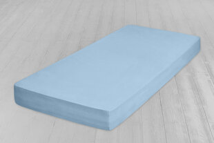Riposo trikotažinė paklodė su guma Light Blue kaina ir informacija | Paklodės | pigu.lt