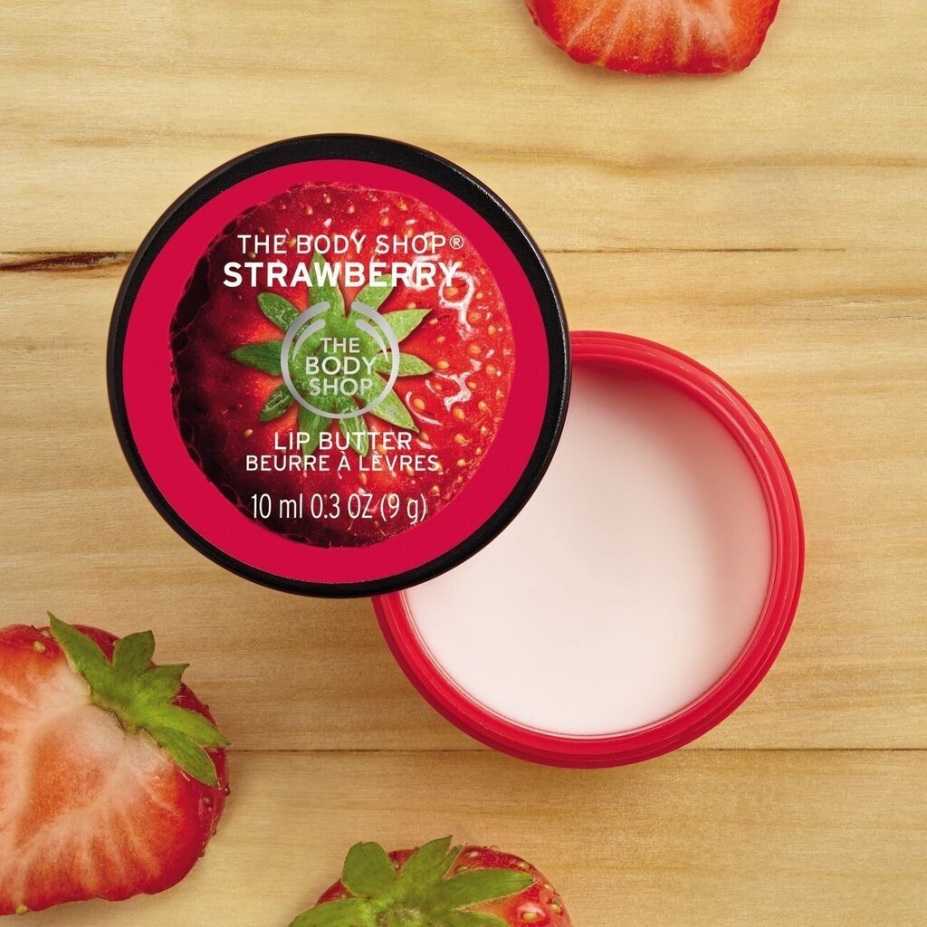 Lūpų balzamas The Body Shop Strawberry 10 ml цена и информация | Lūpų dažai, blizgiai, balzamai, vazelinai | pigu.lt