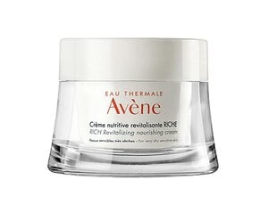 Питательный крем для лица Avene Eau Thermale Revitalisante Riche 50 мл цена и информация | Кремы для лица | pigu.lt