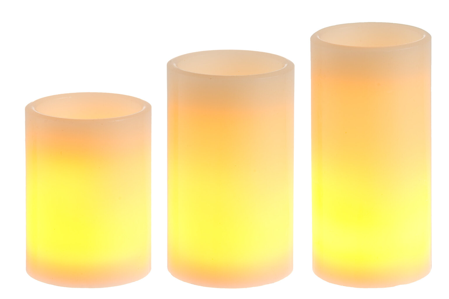 Dekoratyvinių LED žvakių komplektas Finnlumor, 3 vnt kaina ir informacija | Žvakės, Žvakidės | pigu.lt