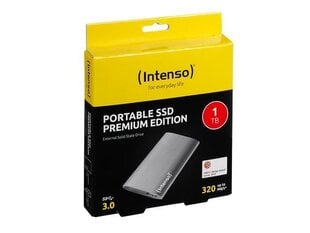 Intenso SSD Portable SSD Premium Edition 1TB (3823460) цена и информация | Intenso Компьютерная техника | pigu.lt