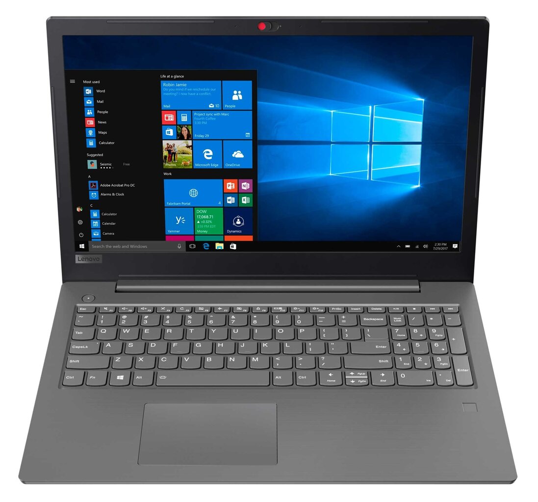 Lenovo V330-15IKB; Intel Core i7-8550U 8GB, AMD Radeon 530 2GB GDDR5, 1TB,  FP/PRIVACYCAM, USB-C x2, Windows 10H цена | pigu.lt