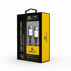 Gembird CCB-HDMIL-7.5M, HDMI, 7.5 м цена и информация | Кабели и провода | pigu.lt