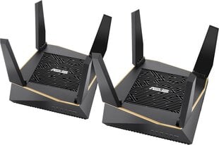 Asus AiMesh AX6100 WiFi System (RT-AX92U 2 Pack) цена и информация | Маршрутизаторы (роутеры) | pigu.lt