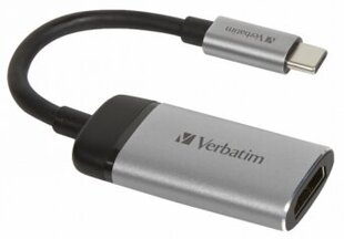 Verbatim, USB Type-C/HDMI, 10 cm kaina ir informacija | Adapteriai, USB šakotuvai | pigu.lt