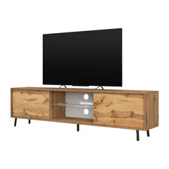 TV столик Selsey Luna, цвета дуба цена и информация | Тумбы под телевизор | pigu.lt