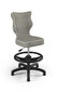 Ergonomiška vaikiška kėdė Entelo su atrama kojoms Good Chair Petit VS03 3, pilka/juoda kaina ir informacija | Biuro kėdės | pigu.lt