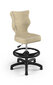 Ergonomiška vaikiška kėdė Entelo su atrama kojoms Good Chair Petit VS26 3, smėlio/juodos spalvos kaina ir informacija | Biuro kėdės | pigu.lt