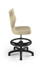 Эргономичный детский стул Entelo с опорой для ног Good Chair Petit VS26 4, бежевый/черный цена и информация | Офисные кресла | pigu.lt