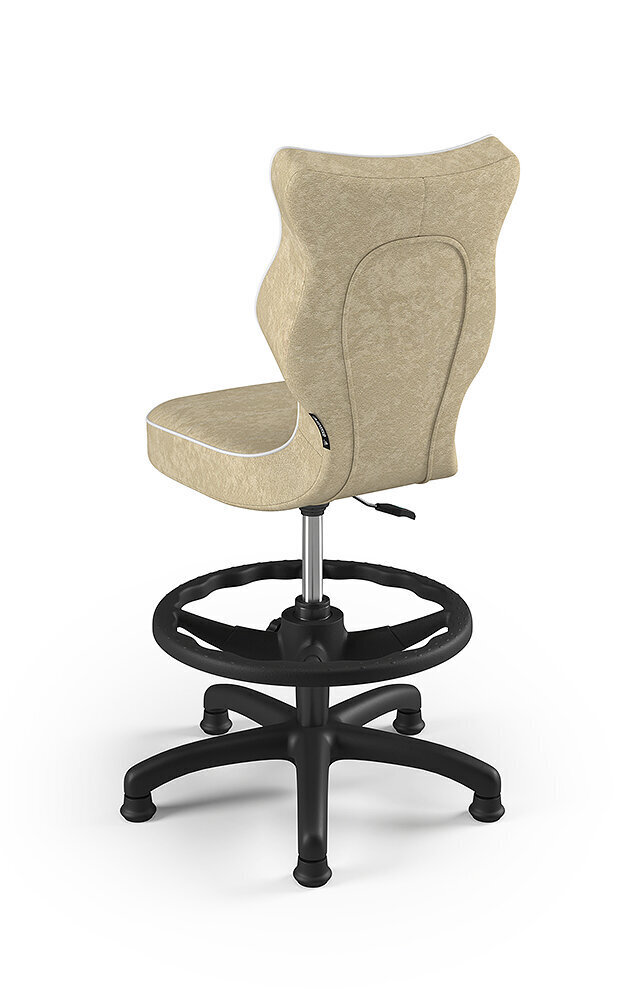 Ergonomiška vaikiška kėdė Entelo su atrama kojoms Good Chair Petit VS26 4, smėlio/juodos spalvos kaina ir informacija | Biuro kėdės | pigu.lt