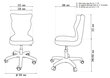 Ergonomiška vaikiška&nbsp;kėdė Entelo Good Chair Petit ST31 3, spalvota kaina ir informacija | Biuro kėdės | pigu.lt